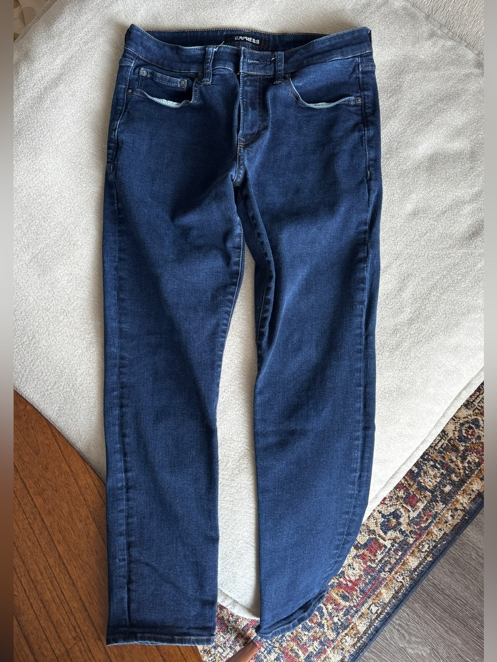 Express Slim Men Jeans in Dark Blue